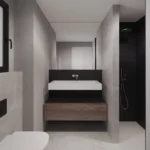 render baño proyecto Soho Malaga