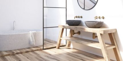 Baños sin azulejos y 10 materiales alternativos | Cubicup