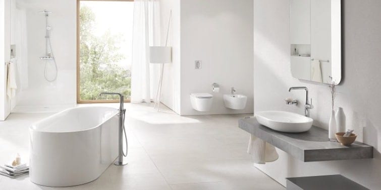 reforma de baño de gama confort sanitarios