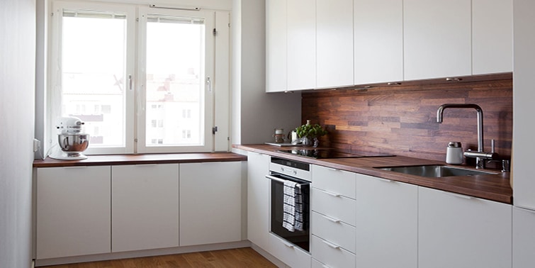 cocina minimalista reforma
