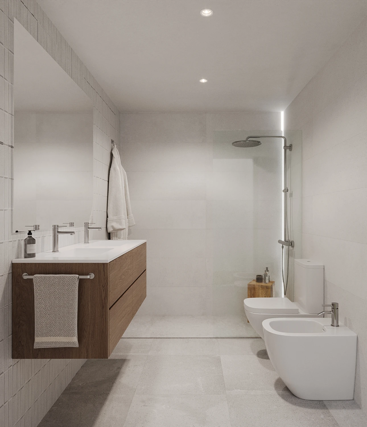 Render baño opción 1 Ciutat Jardi Valencia