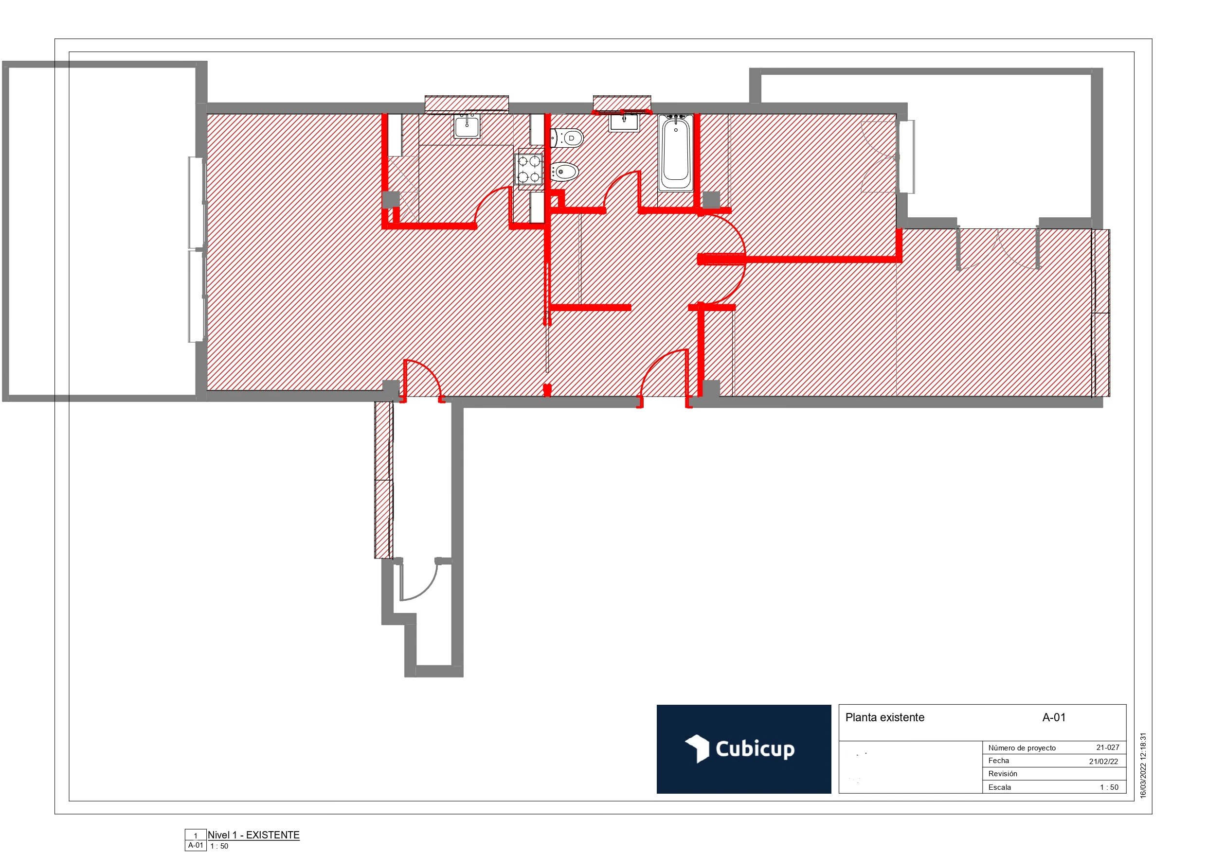 Plano distribucion existente ciutat jardi valencia