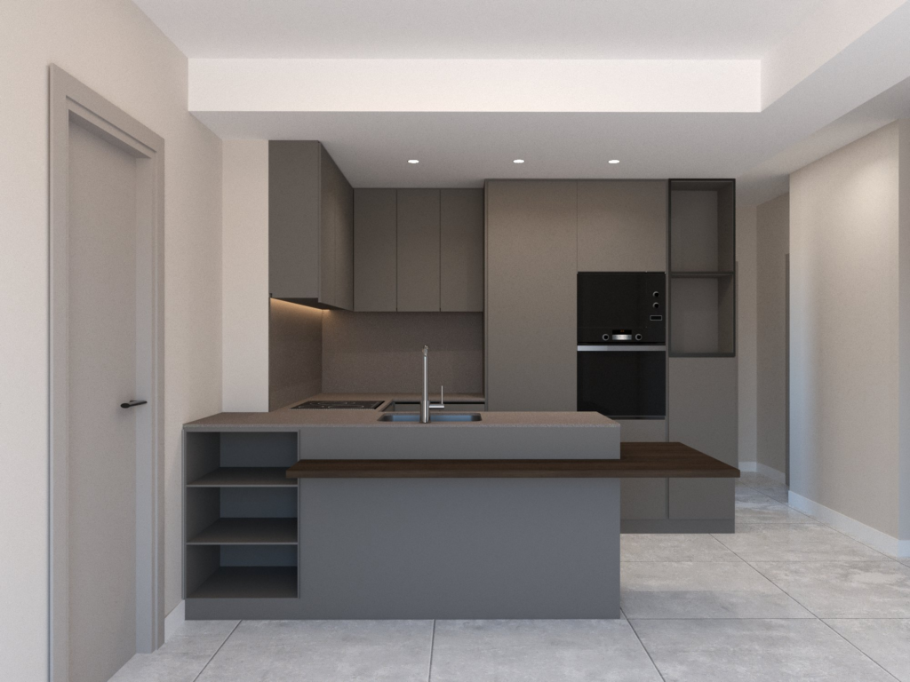 render 2 cocina proyecto BE09