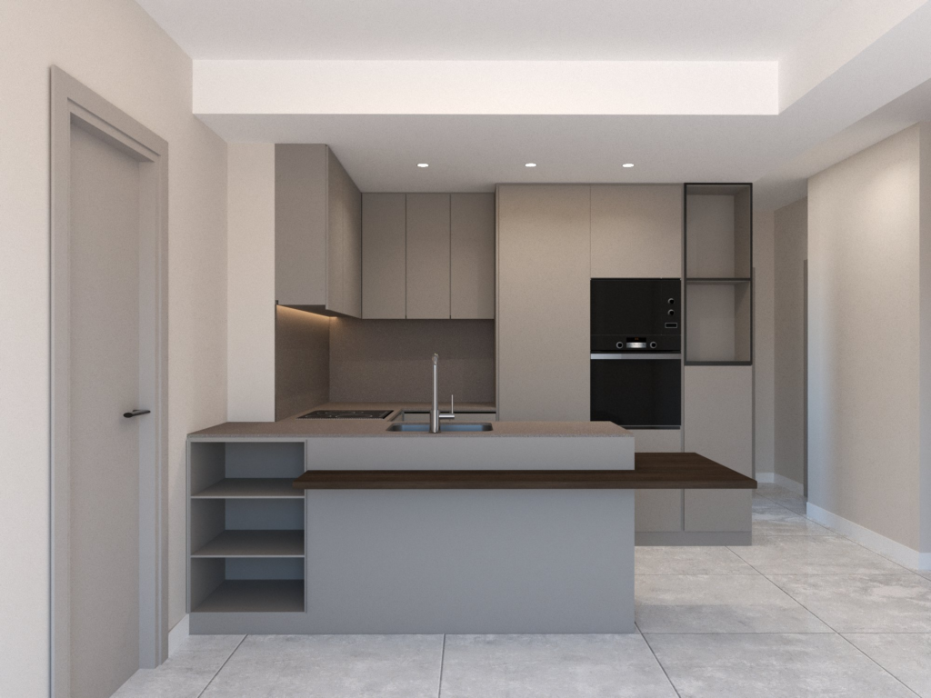 render cocina proyecto BE09