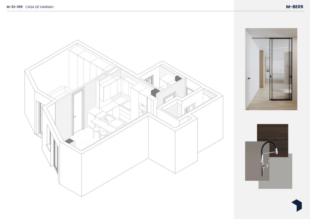 vista isometrica proyecto BE09