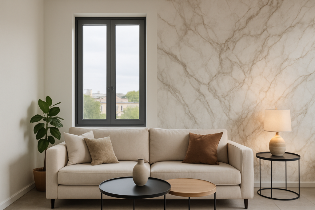 efecto marmol en pared