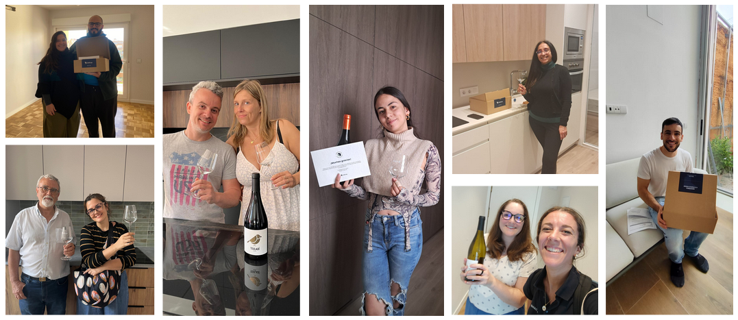 Collage clientes satisfechos Cubicup