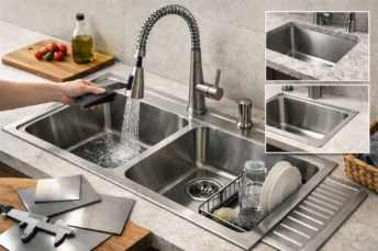 fregadero acero inoxidable